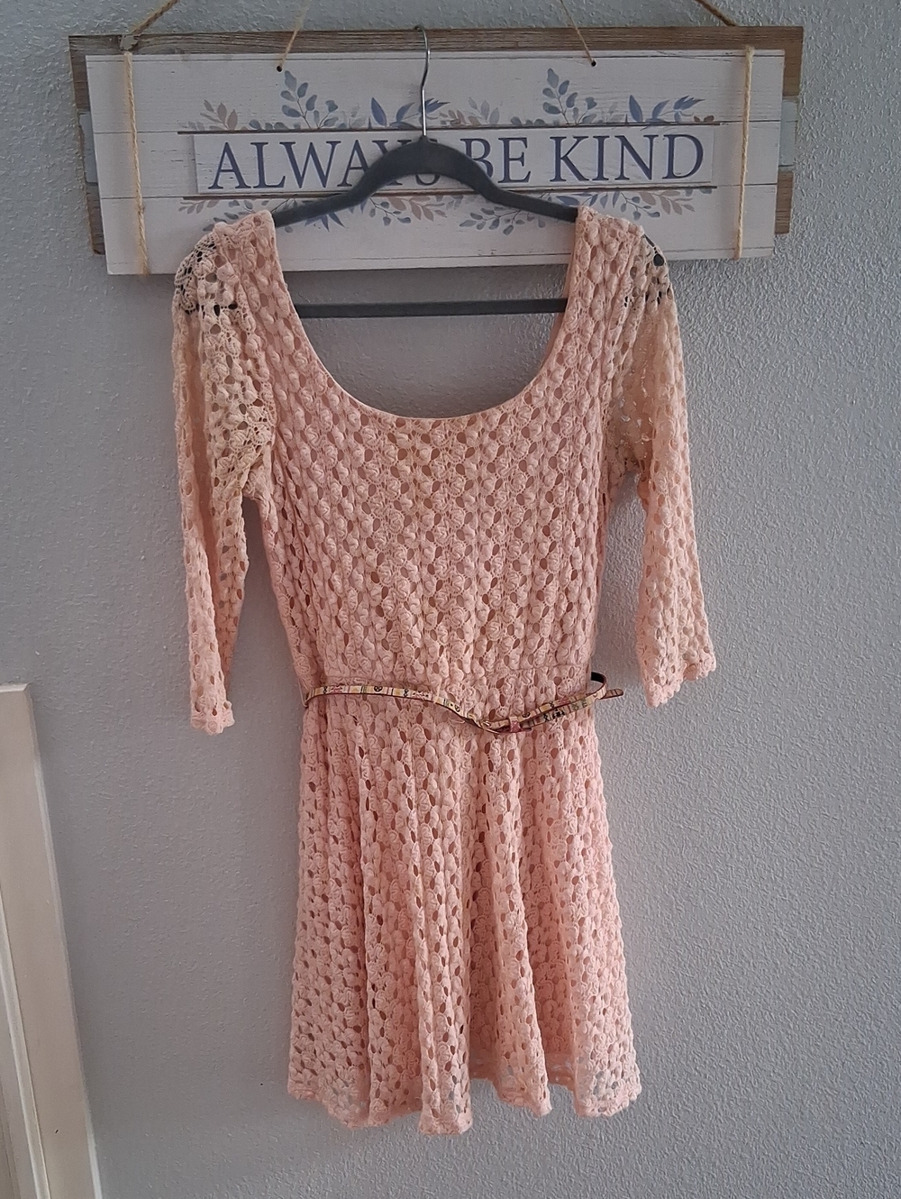 5/$13 Lace scoop-neck dress